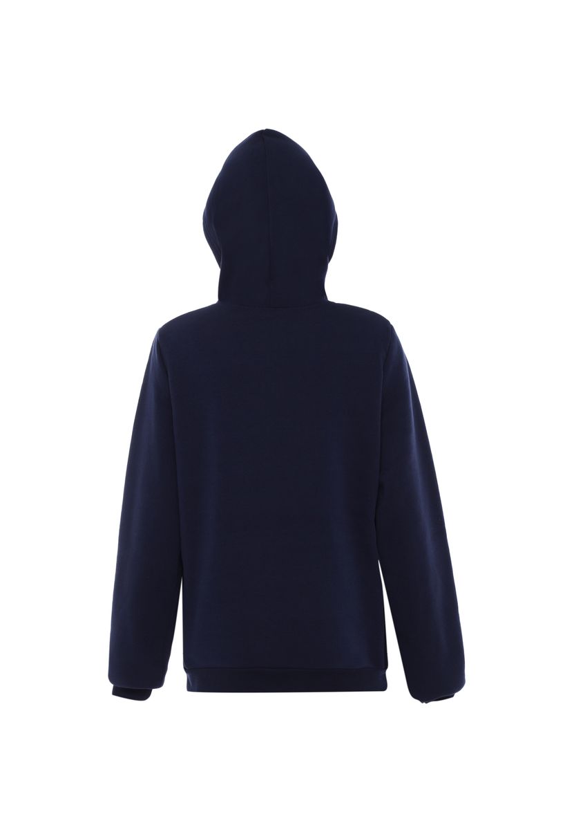 Klassische Kapuzensweatjacke mit Reißverschluss