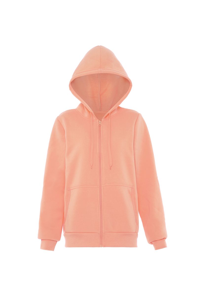 Klassische Kapuzen-Sweatshirtjacke
