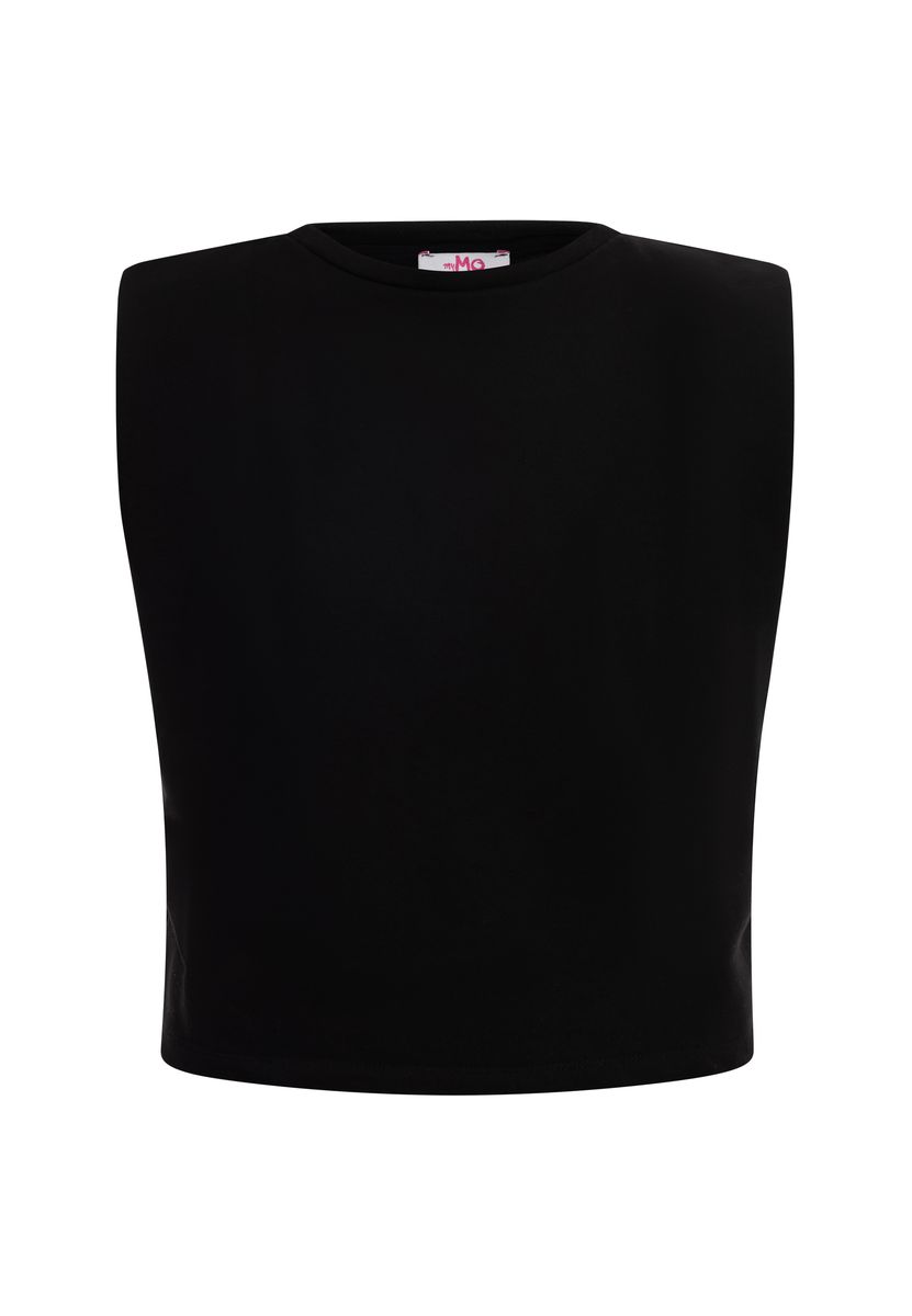 Oversize-Sweatshirt mit Schulterpolstern