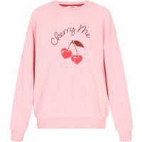 Oversize-Sweatshirt mit verspieltem Kirsch-Print