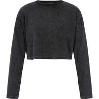 Kurzes Sweatshirt in Vintage-Optik