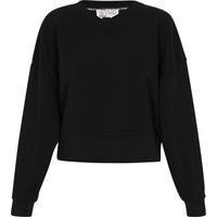 Oversize-Sweatshirt mit V-Ausschnitt