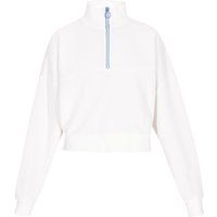 Lässiges Cropped-Sweatshirt mit Reißverschluss