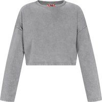 Kurzes Sweatshirt in Oversized-Passform