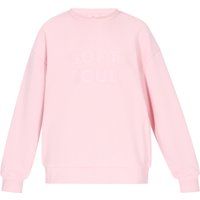 Oversized-Sweatshirt mit Relief-Schriftzug