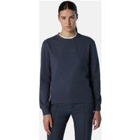 Minimalistisches Fleece-Sweatshirt mit Rundhalsausschnitt
