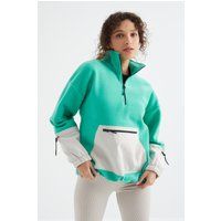 Oversized Utility-Fleece mit Half-Zip