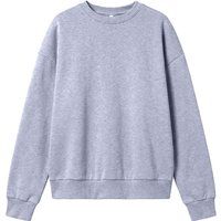 Oversized Crewneck Sweatshirt aus Loopback-Jersey