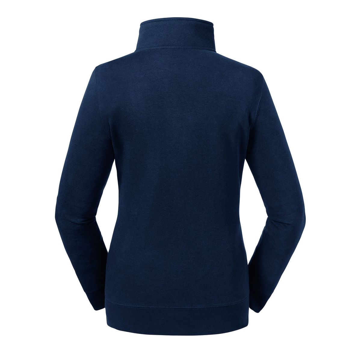 Minimalistische Fleecejacke mit Reißverschluss