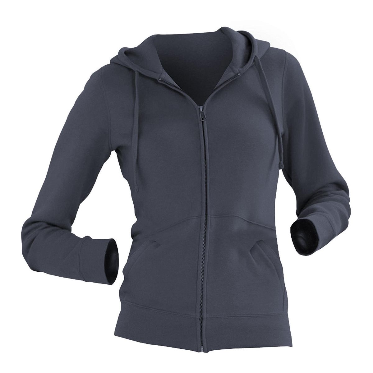 Femininer Kapuzen-Zip-Sweater