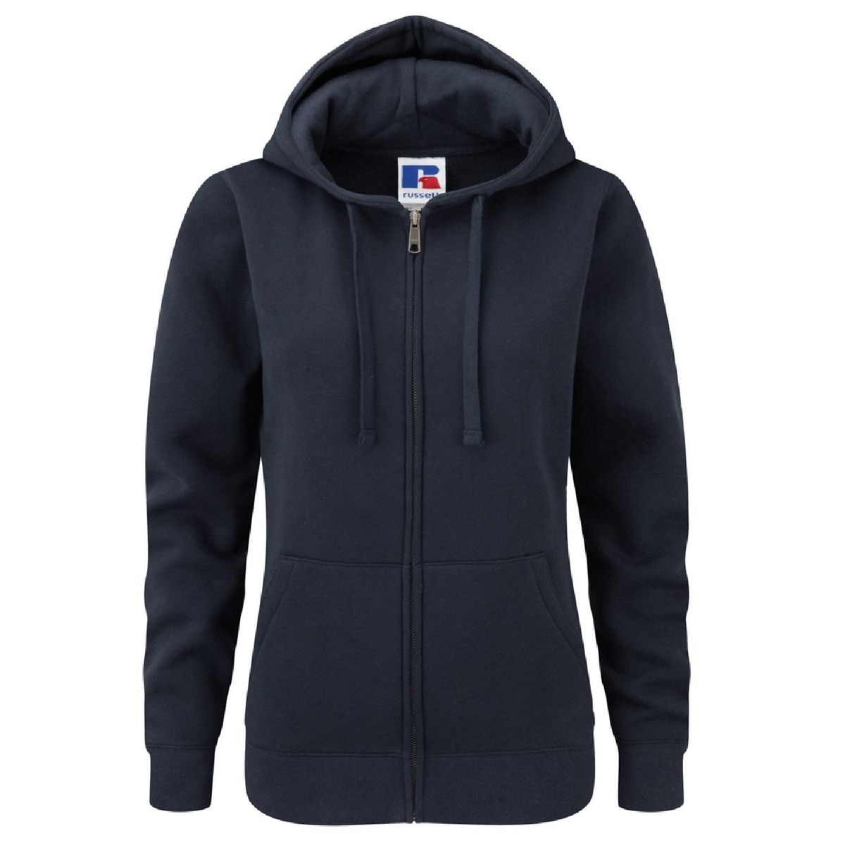 Taillierte Kapuzenjacke mit Reißverschluss