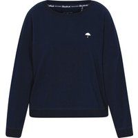 Oversize-Sweatshirt mit Regenschirm-Stickerei