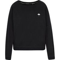 Locker geschnittenes Sweatshirt mit Regenschirm-Stickerei