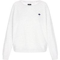 Oversized-Sweatshirt mit Regenschirm-Motiv