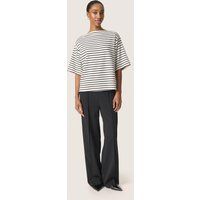 Oversize-Top mit Querstreifen