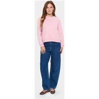 Sweatshirt mit Herzmuster in lockerer Passform