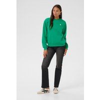 Locker Geschnittenes Sweatshirt mit Rundhalsausschnitt