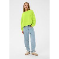 Oversize-Sweatshirt mit Rundhalsausschnitt in Neon