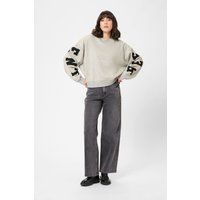 Oversize-Sweatshirt mit Ärmel-Grafik