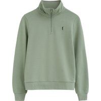 Sweatshirt mit Viertelreißverschluss