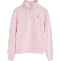 Sweatshirt mit Viertelreißverschluss und Logo