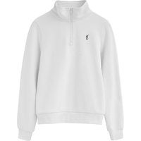 Sweatshirt mit Zip-Kragen und Logo