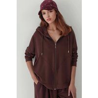 Vollzip-Hoodie aus Soft-Touch