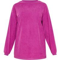 Relaxed-Fit Sweatshirt mit Cordstruktur