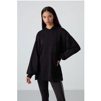 Oversized Kapuzenpullover in langer Silhouette