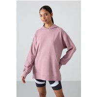 Oversize-Grafik-Hoodie in langer Passform