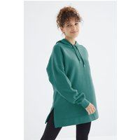 Longline Oversize-Fleece-Hoodie