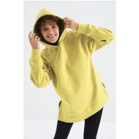 Oversized Kapuzenpullover in Überlänge