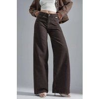 Retro-Denim mit weitem Bein