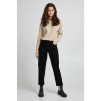 Locker geschnittene Jeans mit geradem Bein