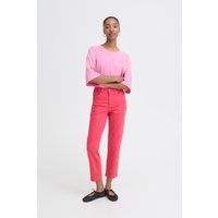 Cropped Jeans mit geradem Bein