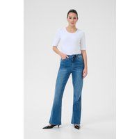 Flared-Jeans mit hoher Taille