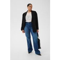 Klassische Bootcut-Jeans mit hohem Bund