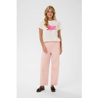 Weit geschnittene Hose mit hoher Taille