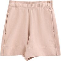 Baumwollshorts mit gesticktem Logo
