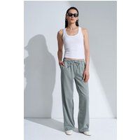 Lockere Weite Hose mit Kordelzug