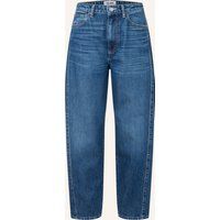 Weite Jeans mit hohem Bund
