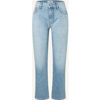 Mid-Rise-Jeans mit geradem Bein