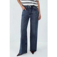 Weite High-Waist Denim Jeans