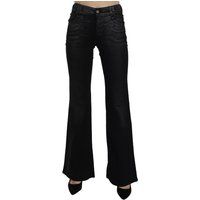 Hoch taillierte Jeans mit Schlag