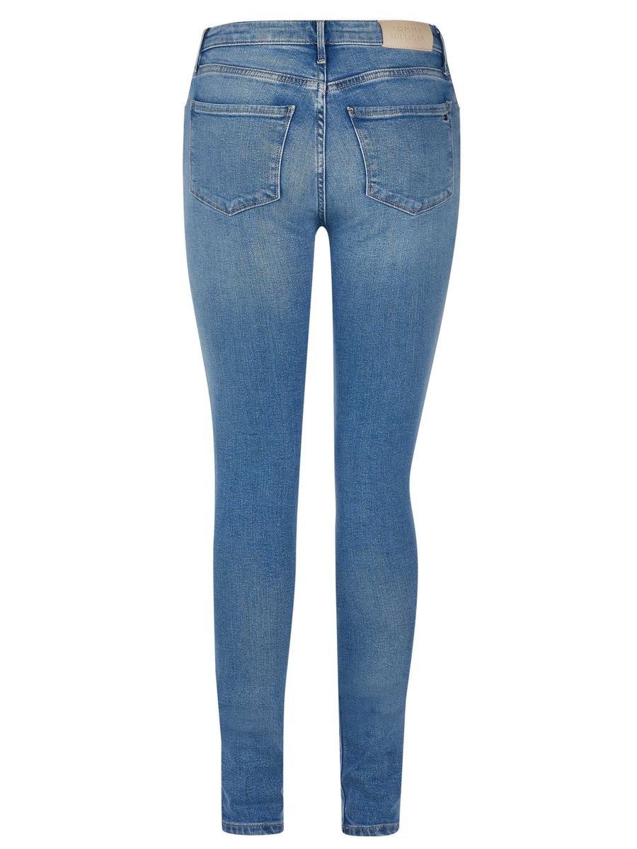 Skinny-Jeans mit hohem Bund