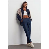 High-Waist Jeans mit geradem Bein
