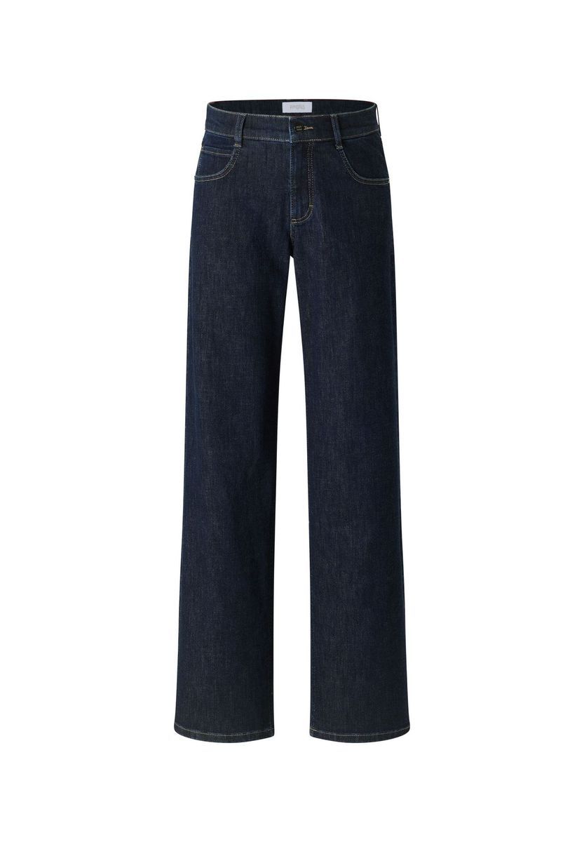 Weite High-Waist-Jeans