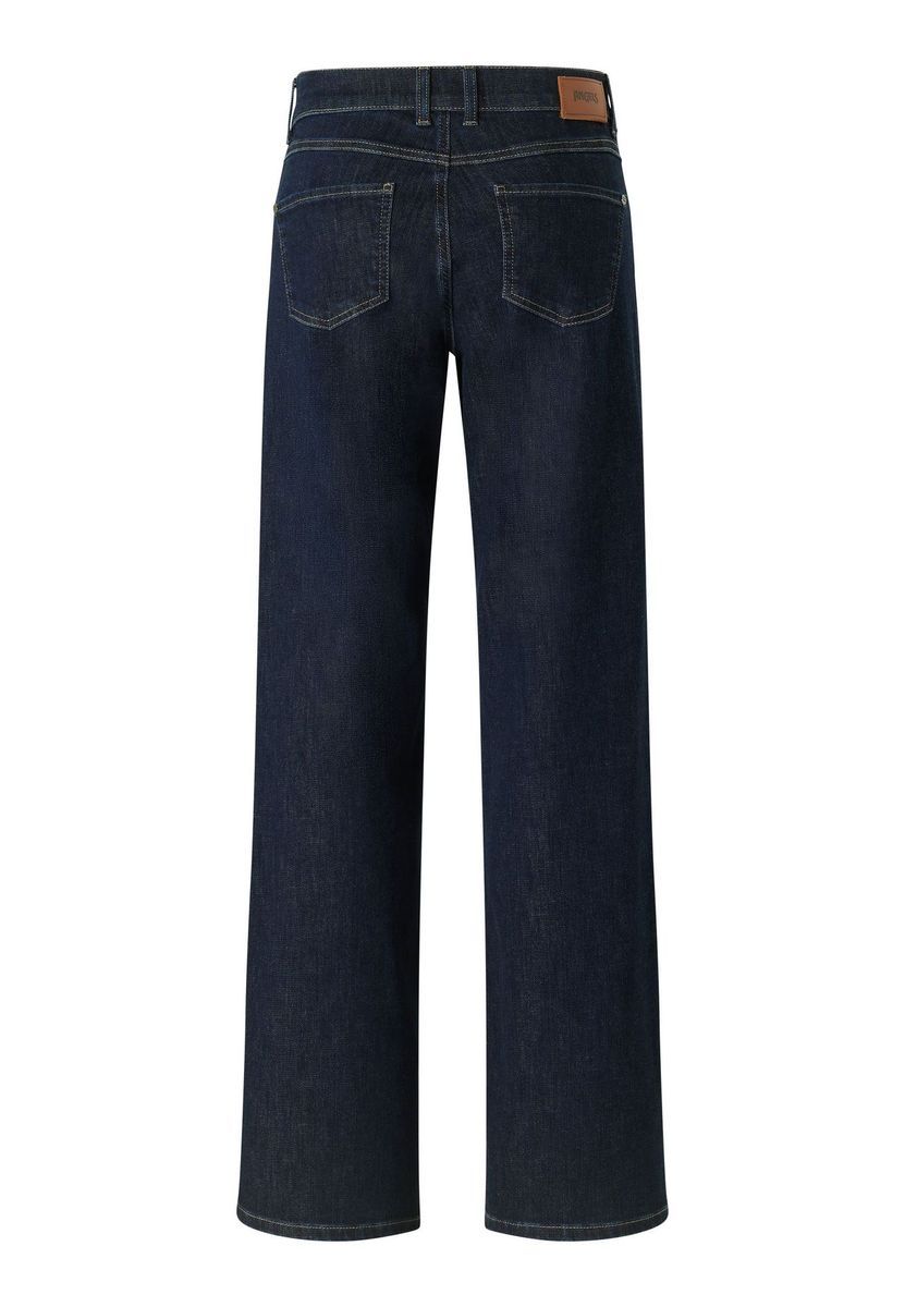 Weite High-Waist-Jeans