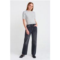 High-Waist Jeans mit geradem Bein