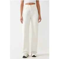 High-Waist Jeans mit geradem Bein